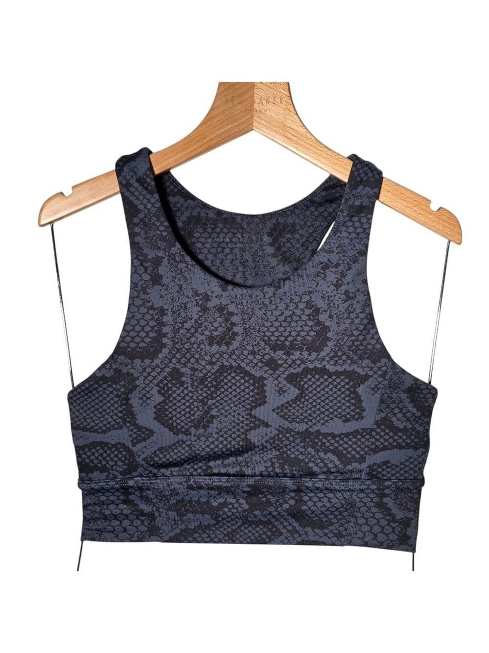 Allfenix Blue Animal Print Sports Bra Size M
